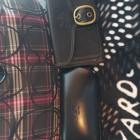 COACH Madras/Tartan 5 Pc. Set - Picture 15 of 16